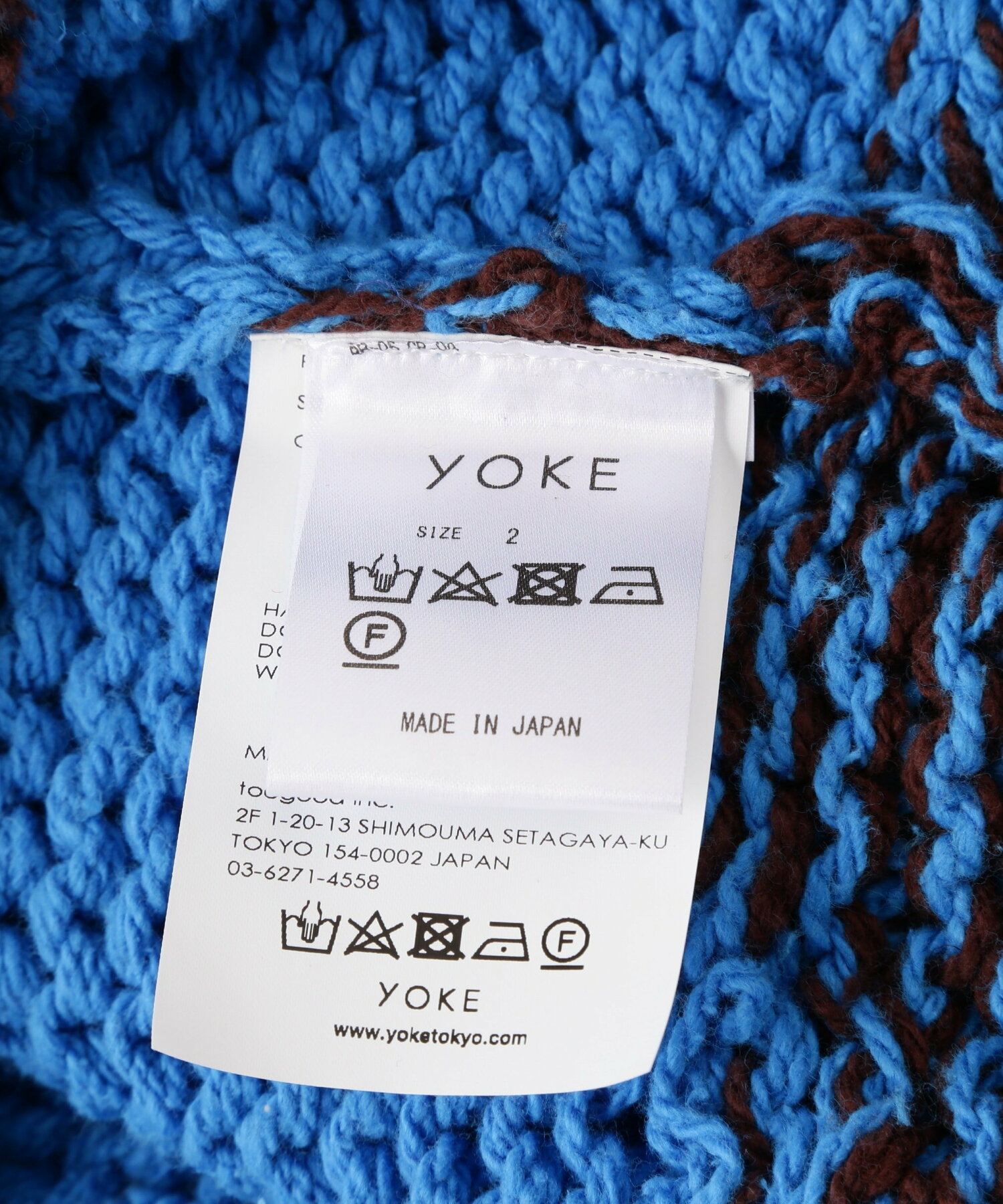 YOKE/ヨーク/Intarsia Crewneck Vest